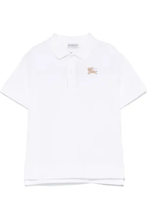Burberry Polo con ricamo logo