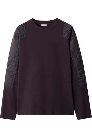 Burberry Felpa girocollo con inserti