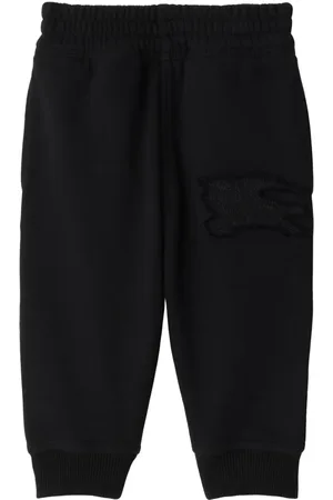 Burberry Pantaloni sportivi con ricamo EKD