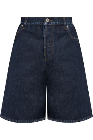 Burberry Shorts denim con applicazione
