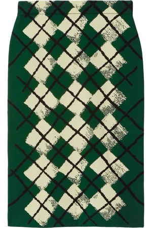 Burberry Gonna midi a rombi