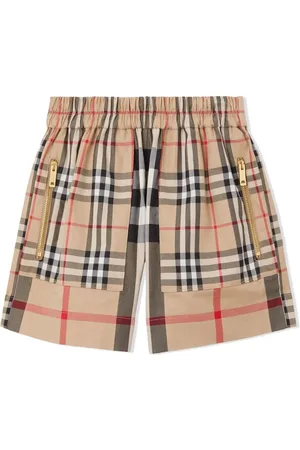 Burberry Shorts con design patchwork