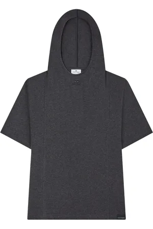 Courrèges T-shirt con cappuccio