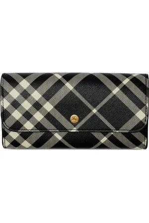 Burberry Portafoglio continental a quadri