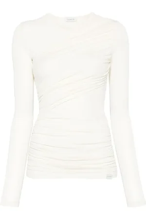 Lanvin Top con ruches
