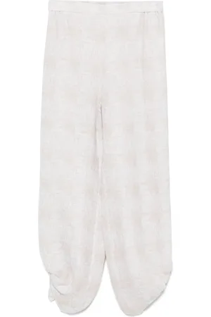 Emporio Armani Pantaloni con nodo sui polsini