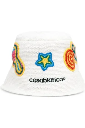 Casablanca Cappello bucket con ricamo