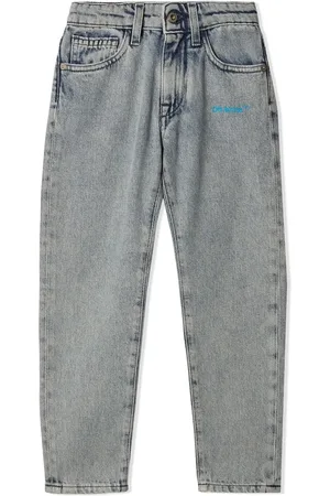 OFF-WHITE Jeans dritti Helvetica