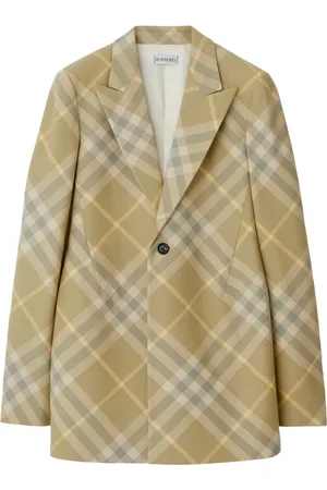 Burberry Blazer monopetto sartoriale a quadri