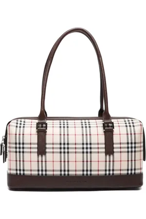 Burberry Borsa a spalla Nova Check anni 2000