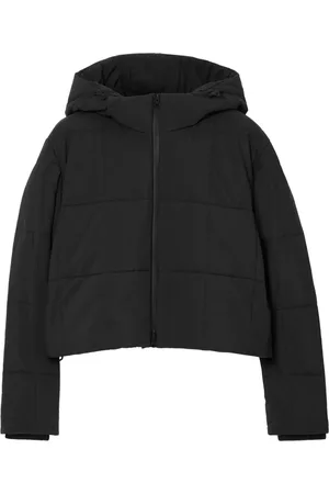 Burberry Giacca crop trapuntata con cappuccio
