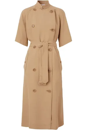 Burberry Abito in stile trench a maniche corte