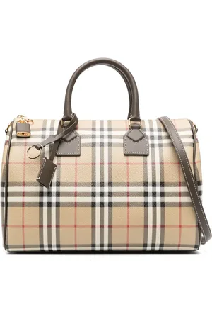 Burberry Borsa bowling a quadri media