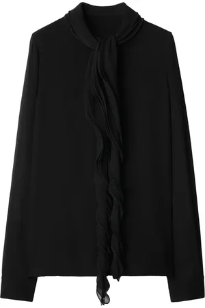Burberry Blusa in seta con ruches