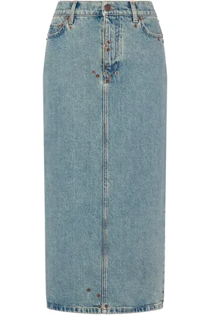 Moschino Gonna denim a vita media