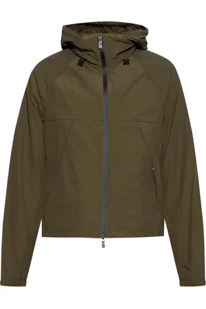 Burberry Giacca con logo, cappuccio e zip