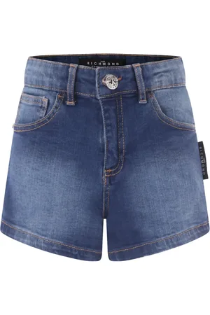 John Richmond Bermuda denim con logo