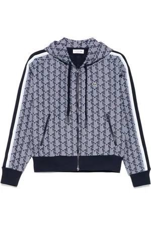 Lacoste Felpa con monogramma jacquard