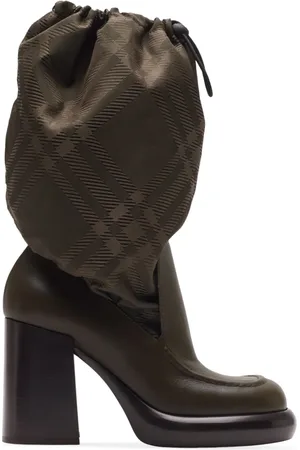 Burberry Stivali con punta quadrata