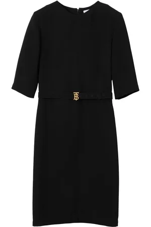 Burberry Abito midi con monogramma