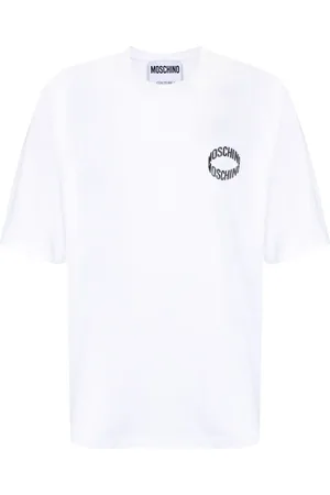 Moschino T-shirt con logo goffrato