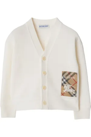 Burberry Cardigan Check Label