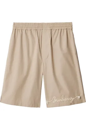 Burberry Shorts in cotone con logo