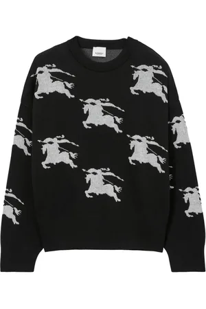 Burberry Maglione con effetto jacquard
