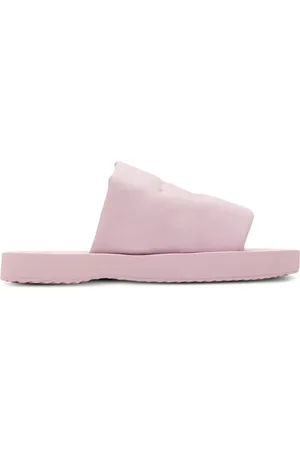 Burberry Sandali slides EKD goffrati