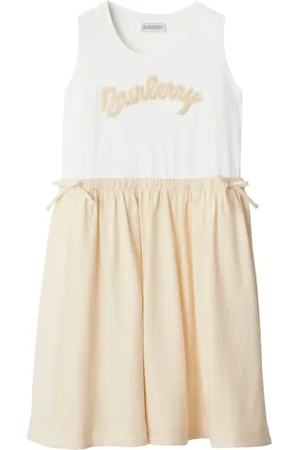 Burberry Abito in cotone con stampa