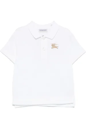 Burberry Polo con ricamo logo