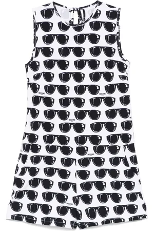 Moschino Tuta corta con stampa