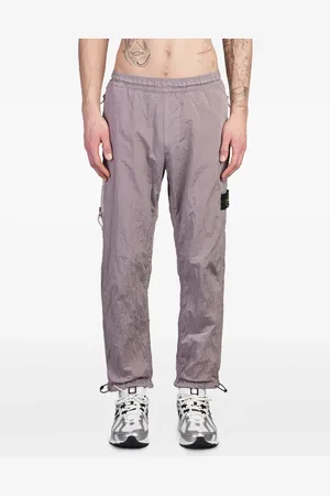 Stone Island Pantaloni sportivi con motivo Compass