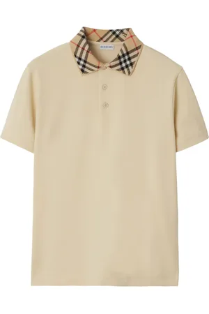 Burberry Polo con ricamo logo
