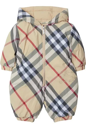 Burberry Tuta imbottita a quadri
