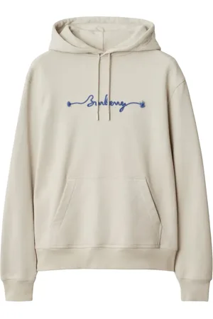 Burberry Felpa in cotone con cappuccio