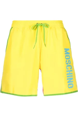 Moschino Shorts con logo e design color-block