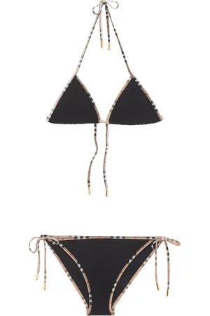 Burberry Bikini con bordo Vintage Check