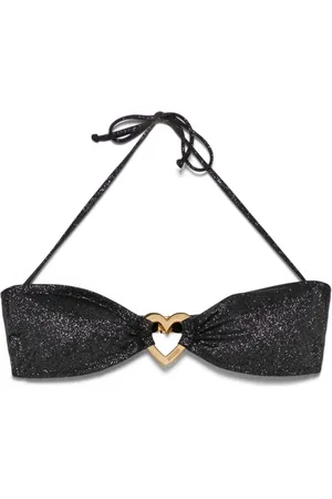 Moschino Top bikini con glitter