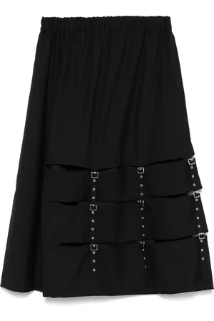 NOIR KEI NINOMIYA Gonna midi con fibbia