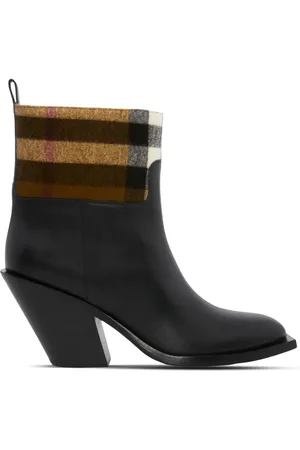 Burberry Stivali con motivo Exaggerated Check