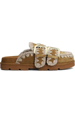 Mou Mules in pelle scamosciata