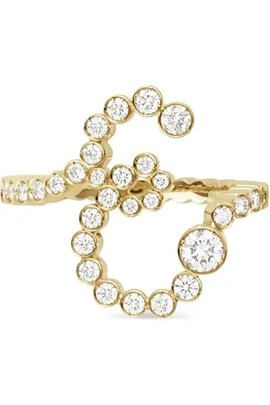 SOPHIE BILLE BRAHE Anello Ensemble E in giallo 18 carati con diamanti