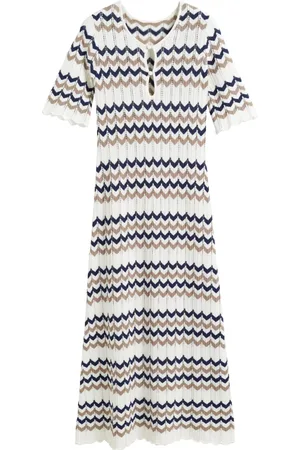 Chinti & Parker Abito con motivo chevron