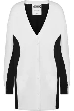 Moschino Cardigan bicolore con scollo a V