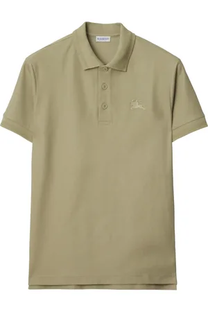Burberry Polo in cotone con ricamo logo