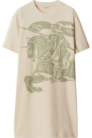 Burberry Abito con motivo Equestrian Knight