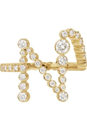 SOPHIE BILLE BRAHE Anello Ensemble Coeur N in giallo 18 carati