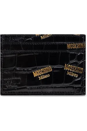 Moschino Portacarte con logo goffrato