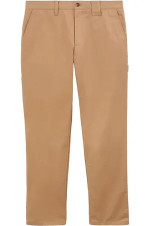 Burberry Pantaloni dritti con logo